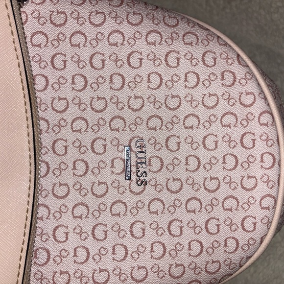 Guess Light Pink Patterned Mini Backpack - Picture 2 of 7